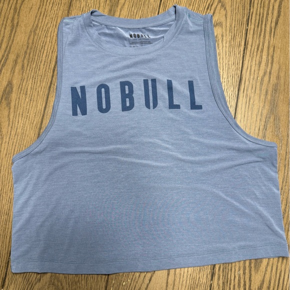 NOBULL Tops - NOBULL WOMENS CROP TANK BLUE NWOT